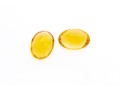 Loose Stones: Pair Of Oval Faceted, Deep Golden Yellow Citrines, 10.37 TCW