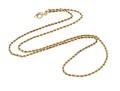 10K Twist Chain Necklace