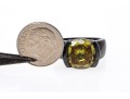 Sterling Silver Fabulous Contemporary Yellow CZ Ring, Size 7-