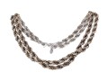 Tiffany & Co. Sterling And 18K Helix Chain Necklace