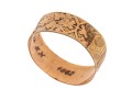 Antique 14K Band Style Ring With Engraved Designs