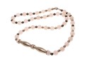 Sterling Silver Fabulous Rose Quartz Opera Length Necklace