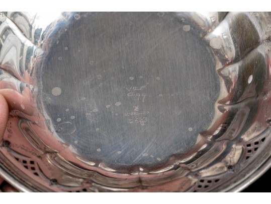 Collection Of Five Sterling Silver Trays/dishes 18.900 OZT 