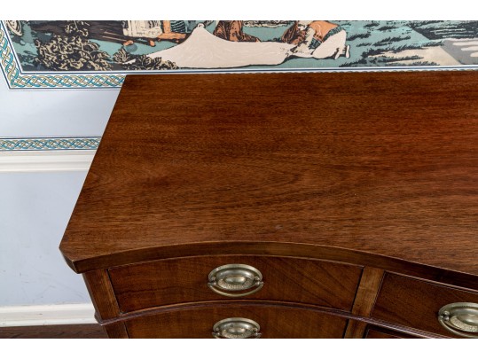 Drexel Mahogany Serpentine Sideboard From The Travis Court Collection