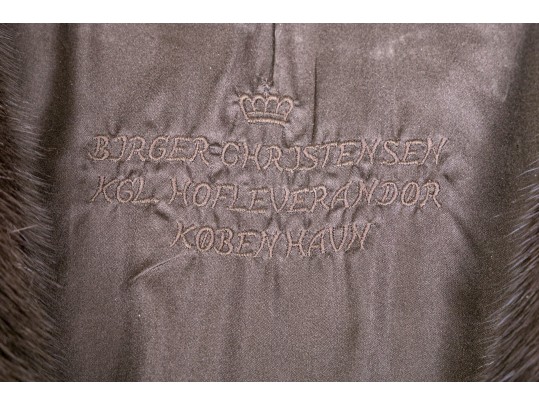 Vintage Birger Christensen Brown Mink Fur Coat