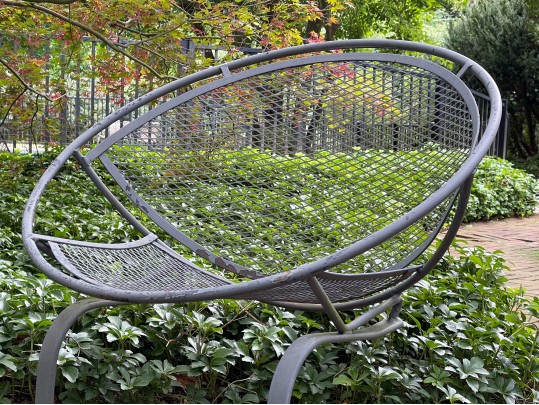 Maurizio Tempestini For Salterini, Lounge Bucket Chair With Side Table And Rocker Bucket Chair