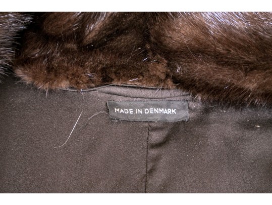 Vintage Birger Christensen Brown Mink Fur Coat