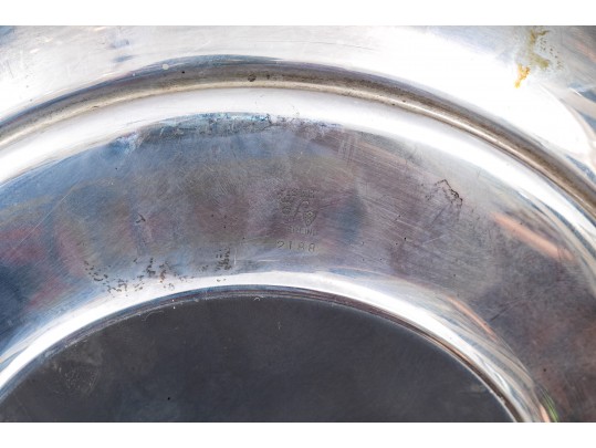 Collection Of Five Sterling Silver Trays/dishes 18.900 OZT 