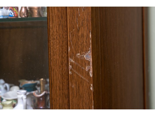 Mahogany Curio Cabinet