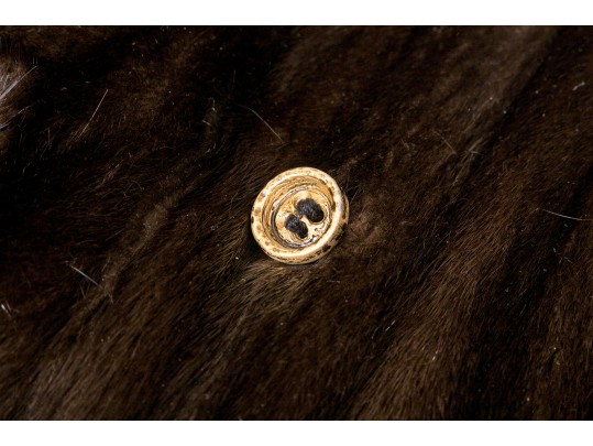 Vintage Birger Christensen Brown Mink Fur Coat