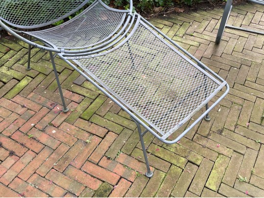 Maurizio Tempestini For Salterini, Lounge Bucket Chair With Side Table And Rocker Bucket Chair