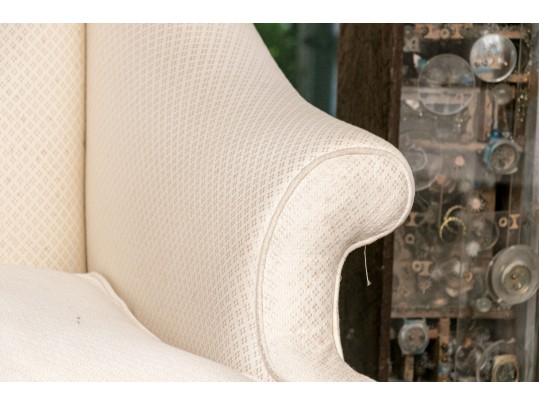 Carved Mahogany Upholstered Setee Frame- Reupholstery Needed.