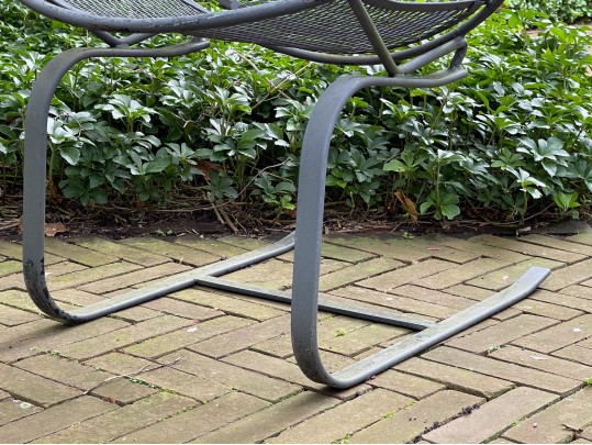 Maurizio Tempestini For Salterini, Lounge Bucket Chair With Side Table And Rocker Bucket Chair