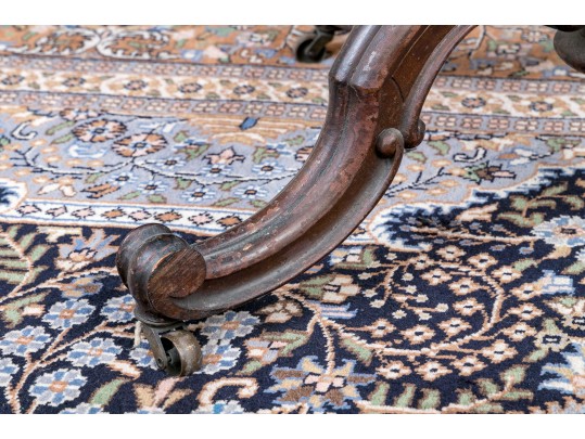 Fabulous 19th Century American Carved Parlor Table