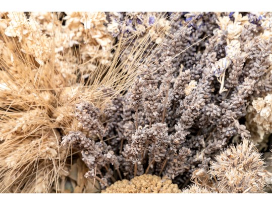 Substantial Custom Floral Arrangement In Peanut Basket