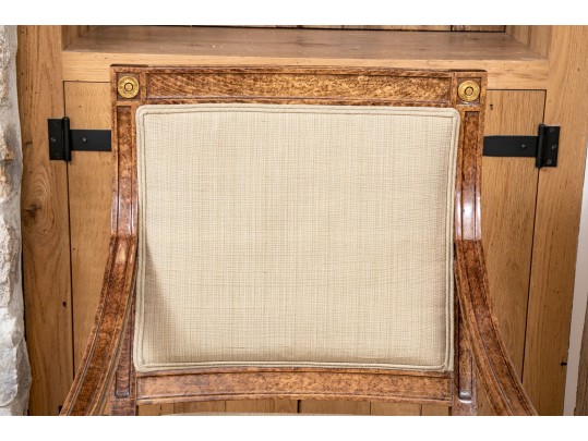 Upholsterd Open-Armchair