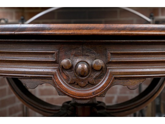 Fabulous 19th Century American Carved Parlor Table