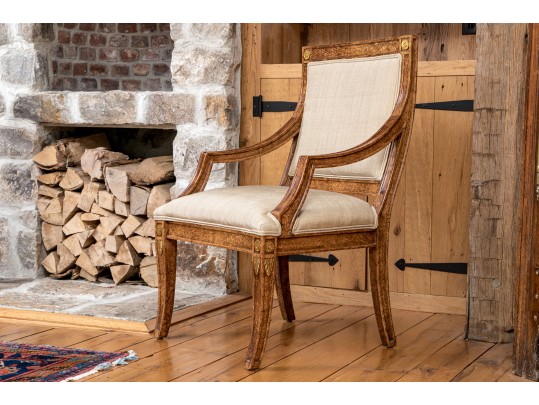 Upholsterd Open-Armchair