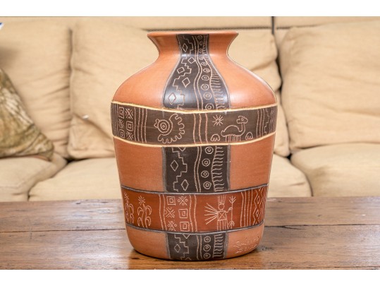 Cerámicas Seminario Studio Signed Pottery Vessel 