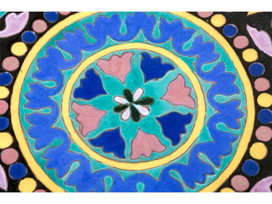 Spanish Fajalauza Pottery Wall Hanging Plates