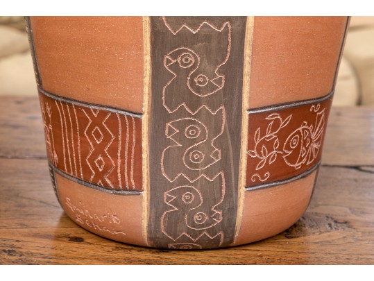 Cerámicas Seminario Studio Signed Pottery Vessel 