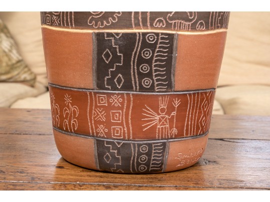 Cerámicas Seminario Studio Signed Pottery Vessel 