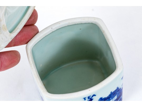 Set Of Four Reproduction English-style Graduated Condiment Jars