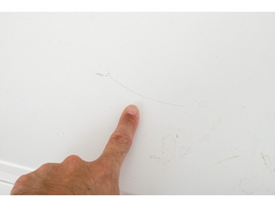 19th Century French Oak Painted In White