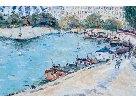 Dubord, Jean-Pierre (French, 1949 ). Oil On Canvas 