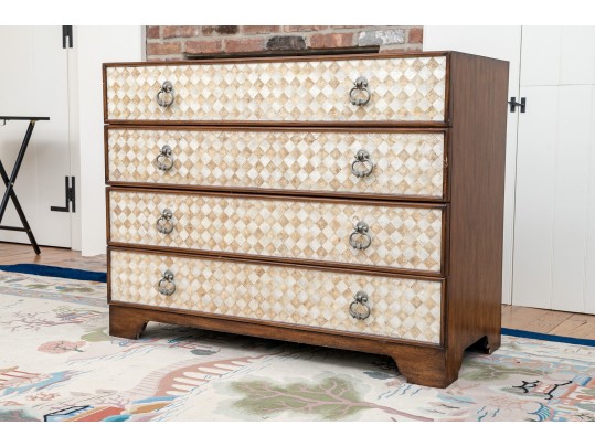 Contemporary Butler Specialty Co. Chest With Shell  Inlaid Drawers