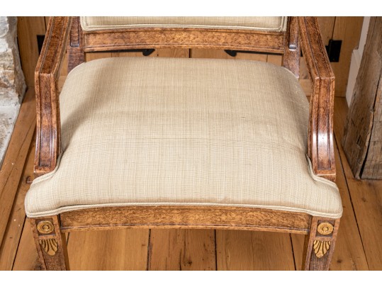 Upholsterd Open-Armchair