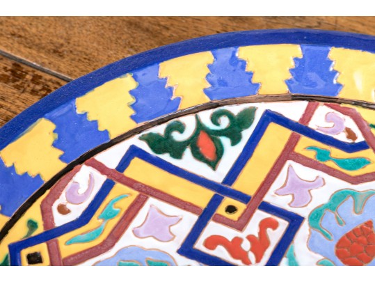 Spanish Fajalauza Pottery Wall Hanging Plates