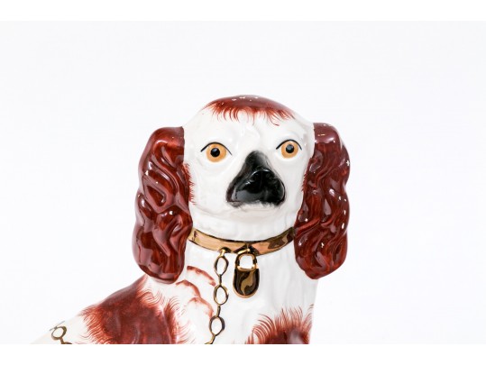 Staffordshire Opposing Dog Figures