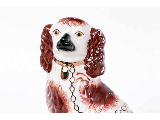 Staffordshire Opposing Dog Figures