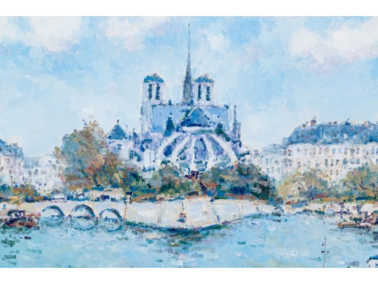 Dubord, Jean-Pierre (French, 1949 ). Oil On Canvas 