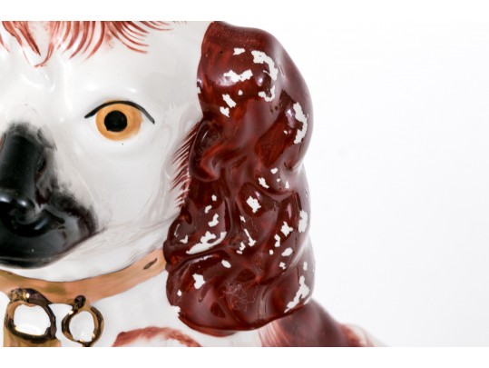 Staffordshire Opposing Dog Figures