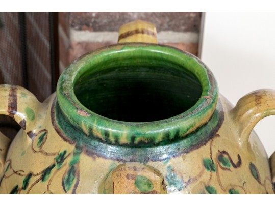 19th Century French Glazed Jardiniere From Savoie, France