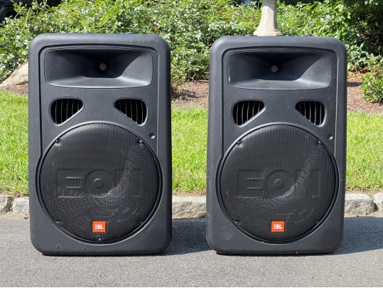 Pair Of JBL Speakers With Stands,  EON 15- G2