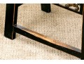 Chinese Ming Style 3pc Horseshoe Chair And Tea Table Set