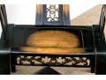 Chinese Ming Style 3pc Horseshoe Chair And Tea Table Set