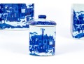 Set Of Four Reproduction English-style Graduated Condiment Jars