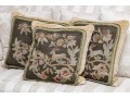 Three 21” Needlepoint Pillows