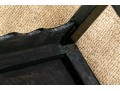 Chinese Ming Style 3pc Horseshoe Chair And Tea Table Set