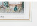 Antique French Colored Wine Region Of France Map, “Dept. Du Rhone”