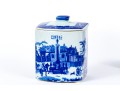 Set Of Four Reproduction English-style Graduated Condiment Jars