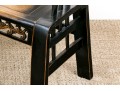 Chinese Ming Style 3pc Horseshoe Chair And Tea Table Set