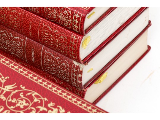 Collection Of 22 Leather Bound Books