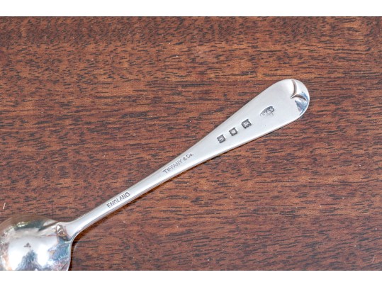 Pair Of Tiffany & Co. Sterling Salt Cellars With Salt Spoons, 5.3 Ozt