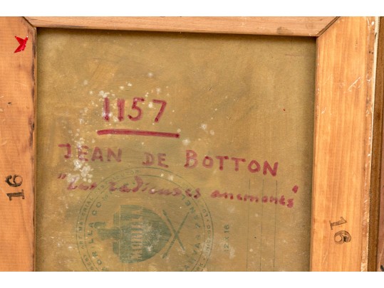 Jean-Isy De Botton (French, 1898-1978) Oil On Canvas Still Life