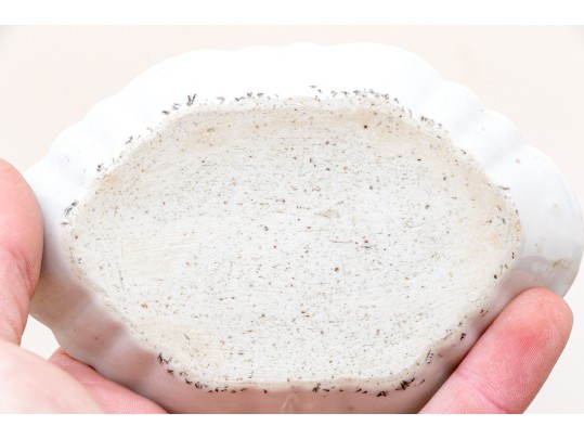 Chinese Porcelain Group & Embroidered Textile